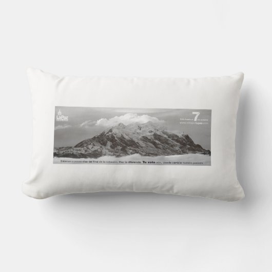 Coussin Rectangle Almohada Illimani (Recto)