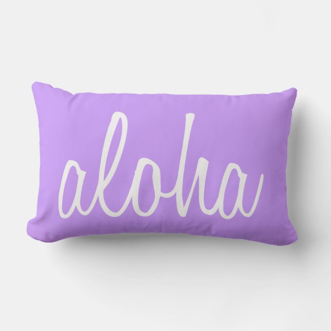 Coussin Rectangle Aloha ! (Recto)