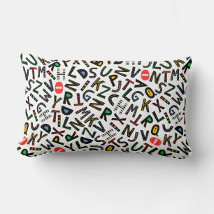 Coussin Rectangle Alphabet Chaos Ludique
