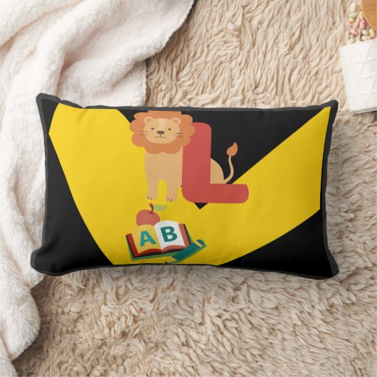 Coussin Rectangle Alphabet, enfants (Couverture)
