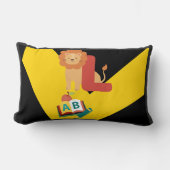 Coussin Rectangle Alphabet, enfants (Recto)