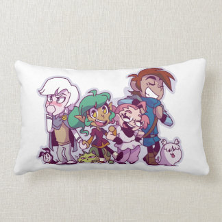 Coussin Rectangle Amies et animaux familiers de harpie Gee !