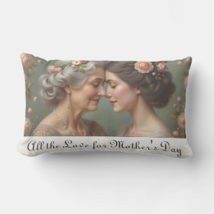 Coussin Rectangle Amour intemporel entre mère et fille