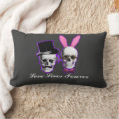 Coussin Rectangle Amusant couple gothique steampunk (Couverture)