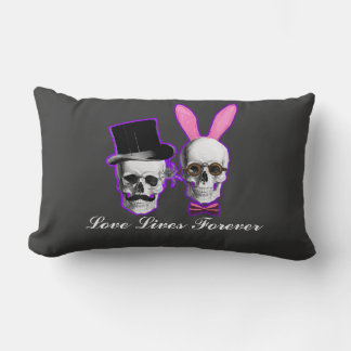 Coussin Rectangle Amusant couple gothique steampunk