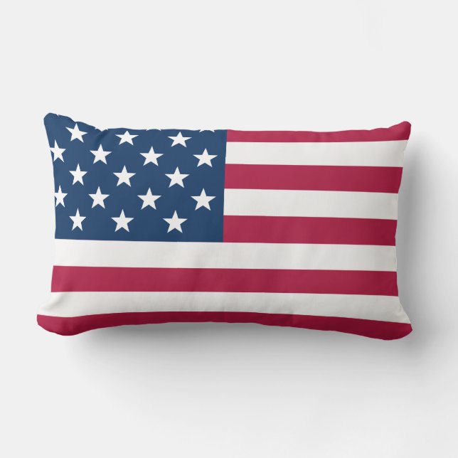 Coussin Rectangle Ancien drapeau américain Glory Inspiré (Recto)