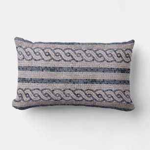 Coussin Rectangle Ancienne Torsade de mosaïque romaine