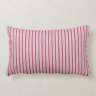 Coussin Rectangle Ancres nautiques Bleu blanc rouge Bleu