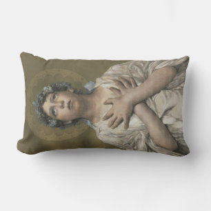 Coussin Rectangle Ange de Noël (par Erulo Eroli)