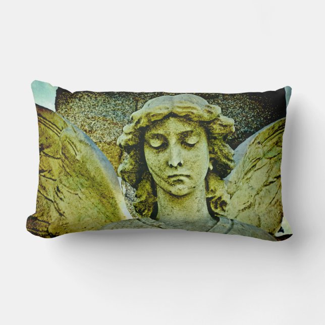 Coussin Rectangle Ange d'or (Recto)