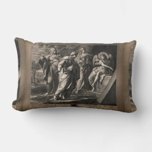 Coussin Rectangle Angel annonce la résurrection par Jean Roullet