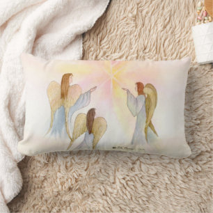 Coussin Rectangle Angels religieux personnalisés