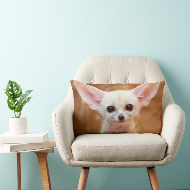 Coussin Rectangle Animaux de bébés cutest | Fennec Fox (Chaise)