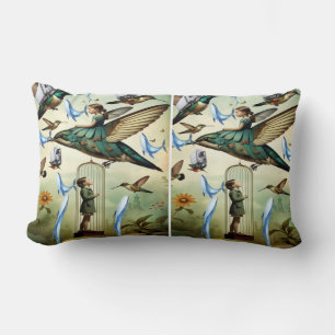 Coussin Rectangle Animaux et oiseaux extraordinaires