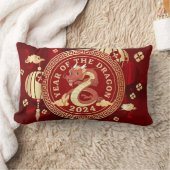 Coussin Rectangle Année du Dragon 2024 | SIGNE Zodiaque chinois (Couverture)