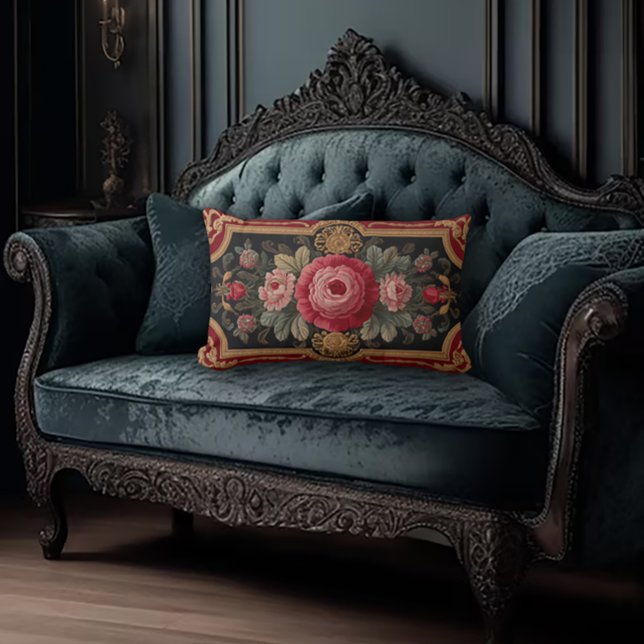 Coussin Rectangle Antique Design Dark Academia (Créateur téléchargé)