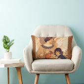 Coussin Rectangle Antique française au chocolat (Chaise)