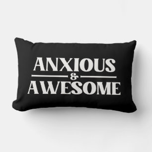 Coussin Rectangle Anxieux Et Incroyable
