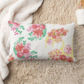 Coussin Rectangle Aqua fleur (Couverture)