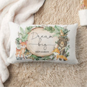 Coussin Rectangle Aquarelle Bois Végétation Forêt Pépinière (Couverture)