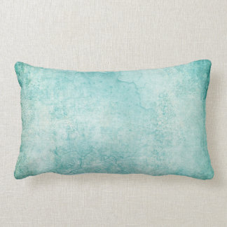 Coussin Rectangle Aquarelle de vert bleu