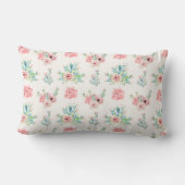 Coussin Rectangle Aquarelle Dessinez À La Main Des Cactus Exotiques (Verso)