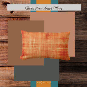 Coussin Rectangle Aquarelle orange