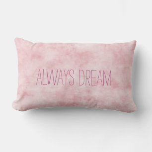 Coussin Rectangle Aquarelle rose pâle