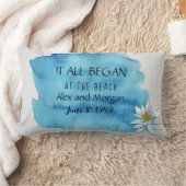 Coussin Rectangle aquarelle splash sur le bois romance (Couverture)