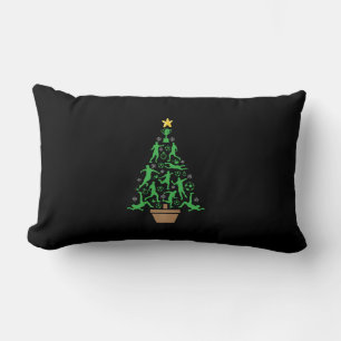 Coussin Rectangle Arbre de Noël pour hommes de football