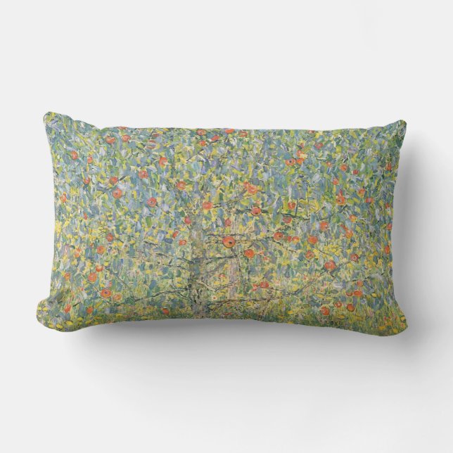 Coussin Rectangle Arbre de pommier de Gustav Klimt (Recto)
