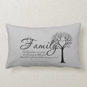 Coussin Rectangle Arbre généalogique