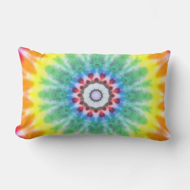 Coussin Rectangle Arc-en-ciel (Recto)