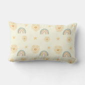Coussin Rectangle Arc en ciel et soleil motif bébé (Verso)