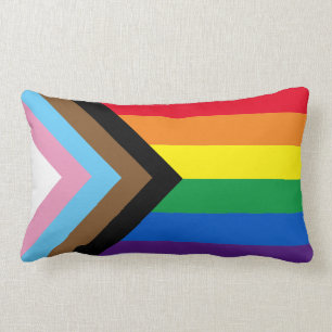 Coussin Rectangle Arc-en-ciel Lgbtq drapeau de la diversité gay