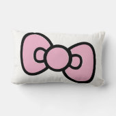 Coussin Rectangle Arc-en-ciel Rose Mignon (Verso)