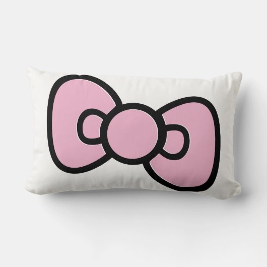 Coussin Rectangle Arc-en-ciel Rose Mignon (Verso)