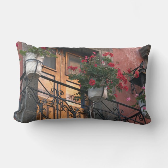 Coussin Rectangle Architecture dans les rues de San Miguel de (Recto)