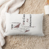 Coussin Rectangle architecture, design moderne, art géométrique, noi (Couverture)