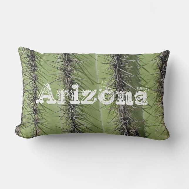 Coussin Rectangle Arizona Cactus Needle Photo Plante du désert Sagua (Recto)