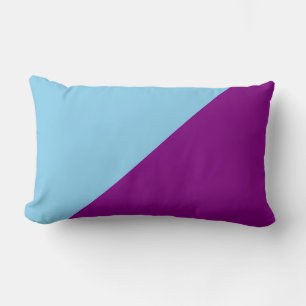 Coussin Rectangle Arrière - plan couleur violet et bleu bleu bleu cl