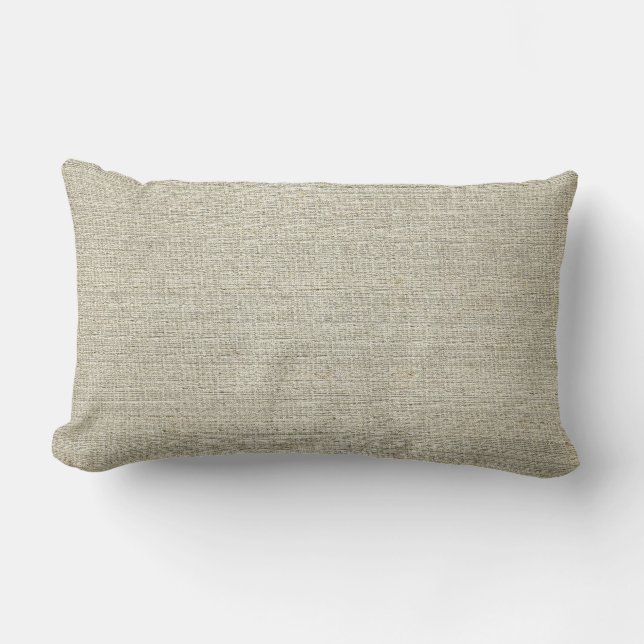 Coussin Rectangle Arrière - plan de toile de coton (Recto)