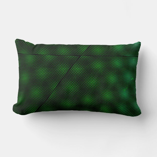 Coussin Rectangle Arrière - plan vert abstrait (Recto)