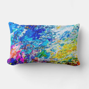 Coussin Rectangle Art de la palette de couleurs