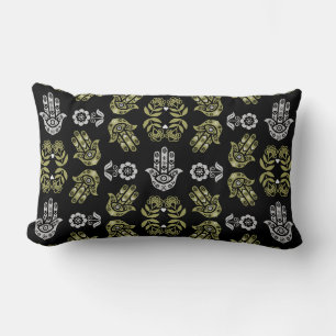 Coussin Rectangle Art de protection de la main Hamsa