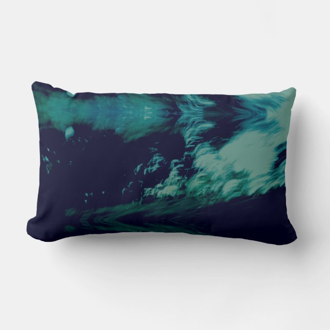 Coussin Rectangle Art original "de cavités vides" par RedPanda (Recto)