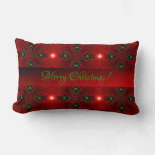 Coussin Rectangle Artdeco de Noël en style rétro