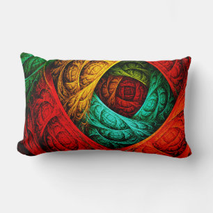 Coussin Rectangle Artiste coloré moderne Art Abstrait Motif #09