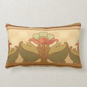 Coussin Rectangle Arts & Artisanat, Artiste ou Fleurs de style Missi