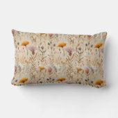 Coussin Rectangle Arts et artisanat Chardon et fleurs sauvages écoss (Verso)